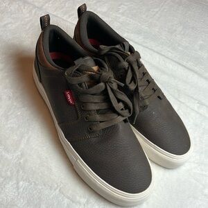 Levi's Alpine Tumbled Stacked Synthetic Leather Casual Lace-up Sneaker Men's 9.5